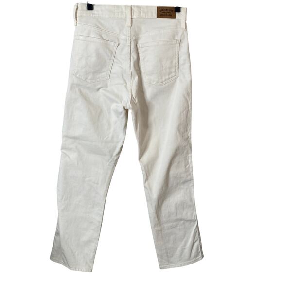Signature Levis Jeans Womens Size 2 Heritage High Rise Straight White - Picture 11 of 12